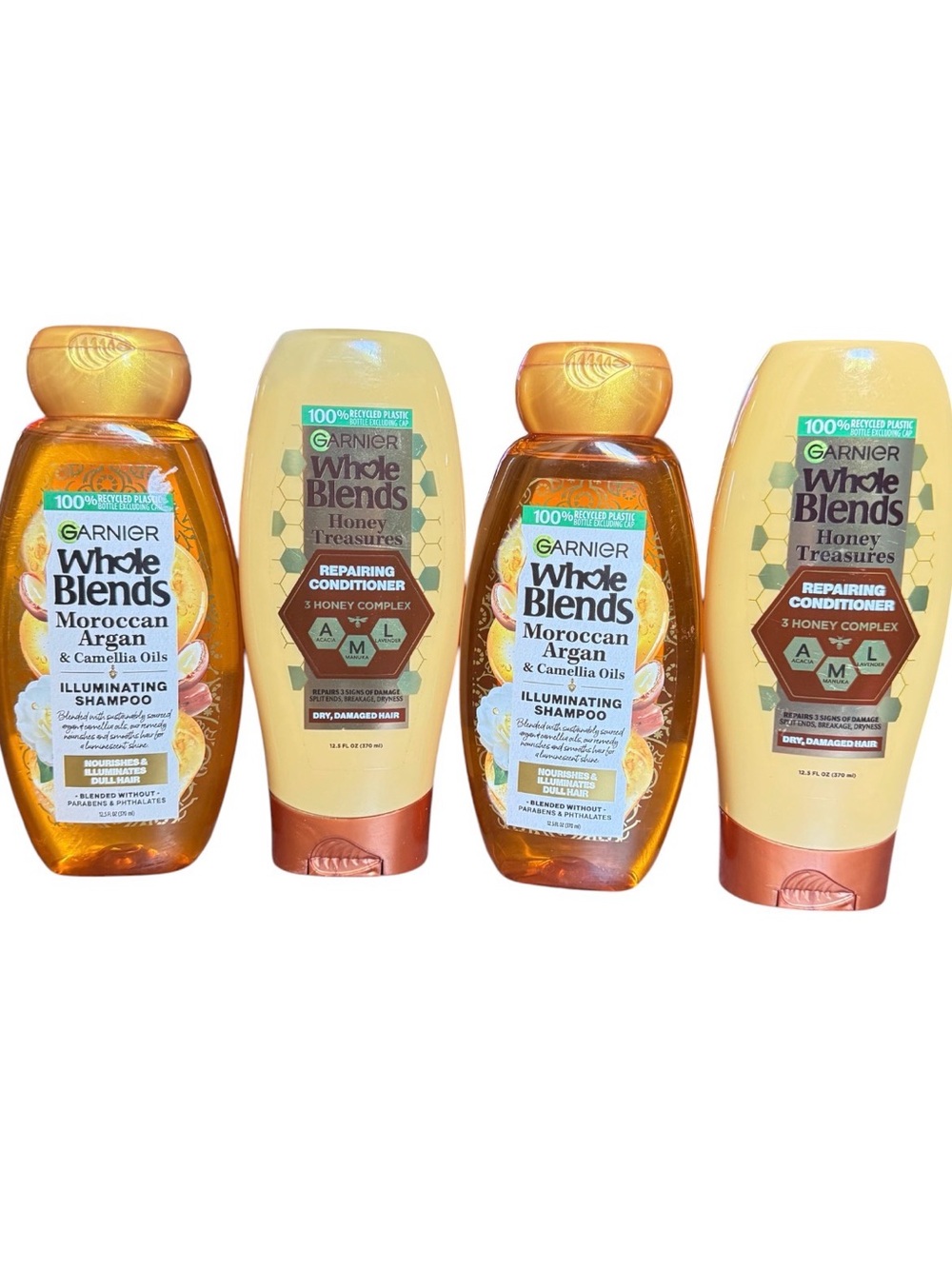 Shampoo and conditioner whole blends/E121